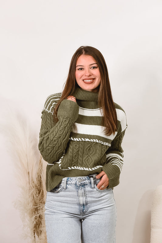 Stitched Together Chunky Knit