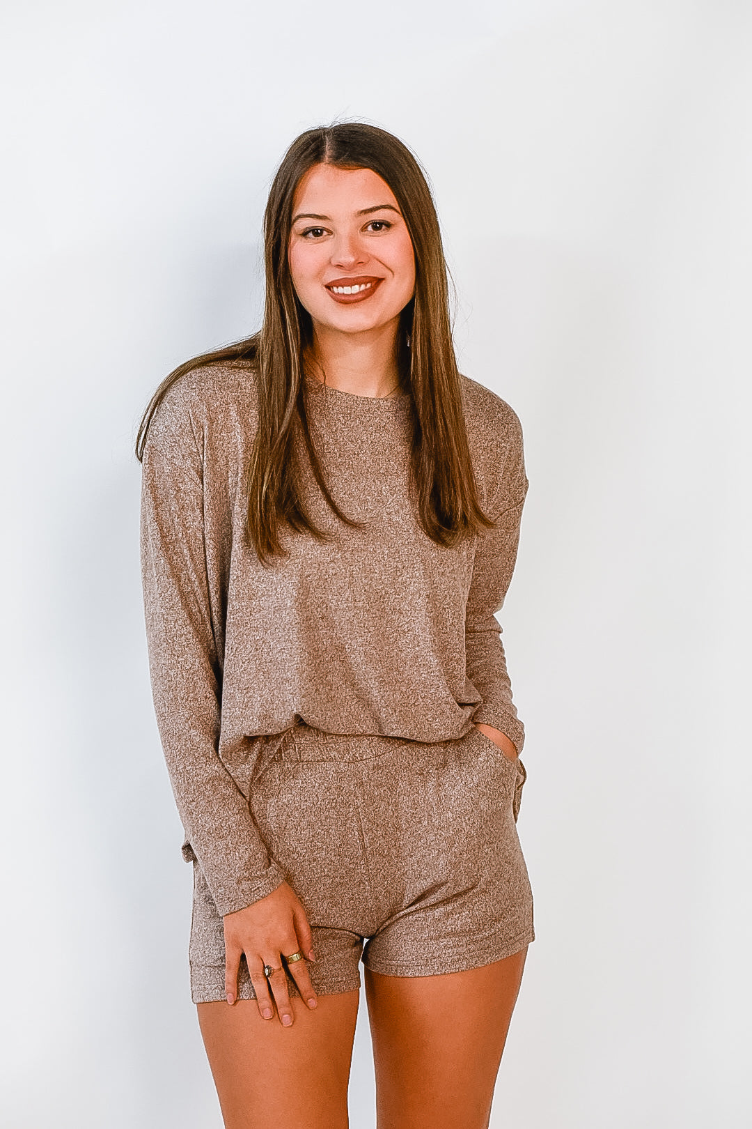 Cozy Luxe Lounge Set (Brown)