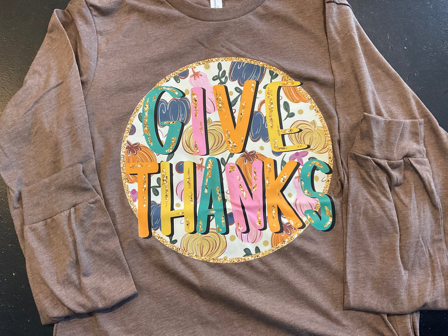 COZY MOMMA: adult give thanks LS