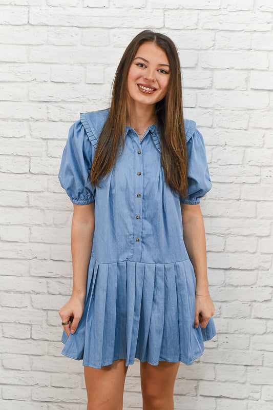 Sweet Carolina Denim Mini Dress