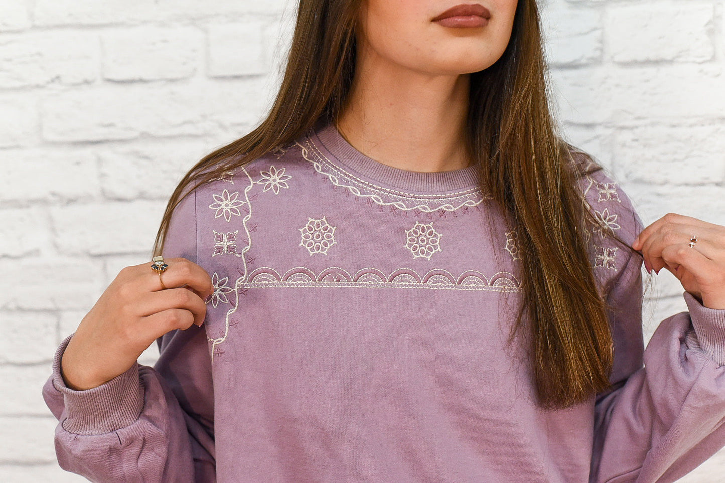 Cozy Charm Mauve Lounge Set