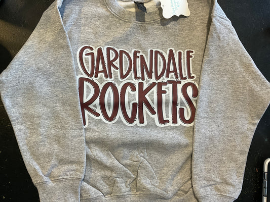Cozy Momma Gardendale Rockets Doodle Sweatshirt