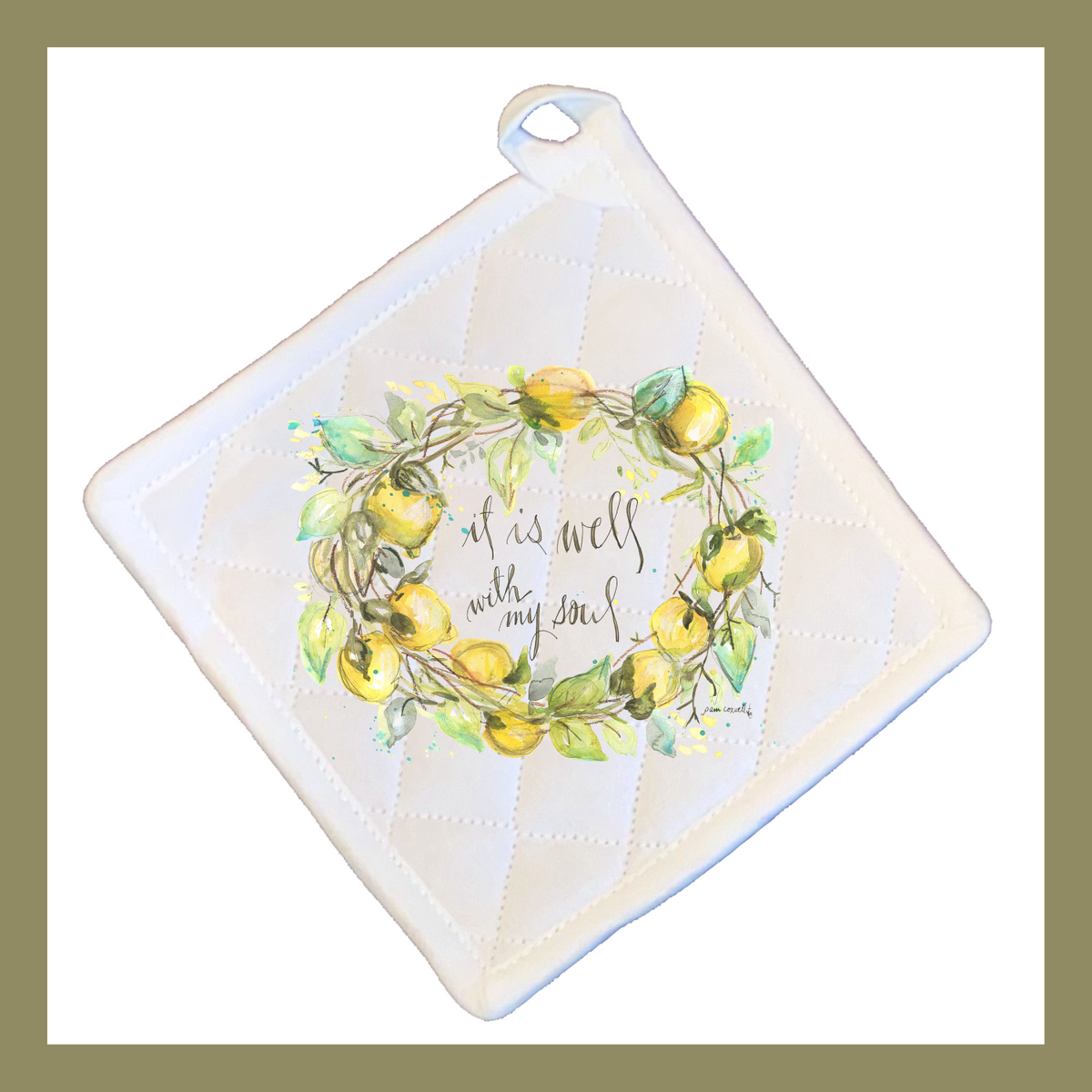 Lemon Wreath - Kitchen Products