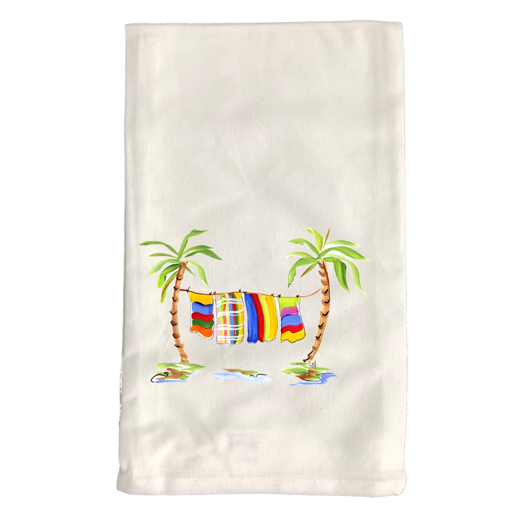 Kitchen Towel Beach 536 Palm w-Towels