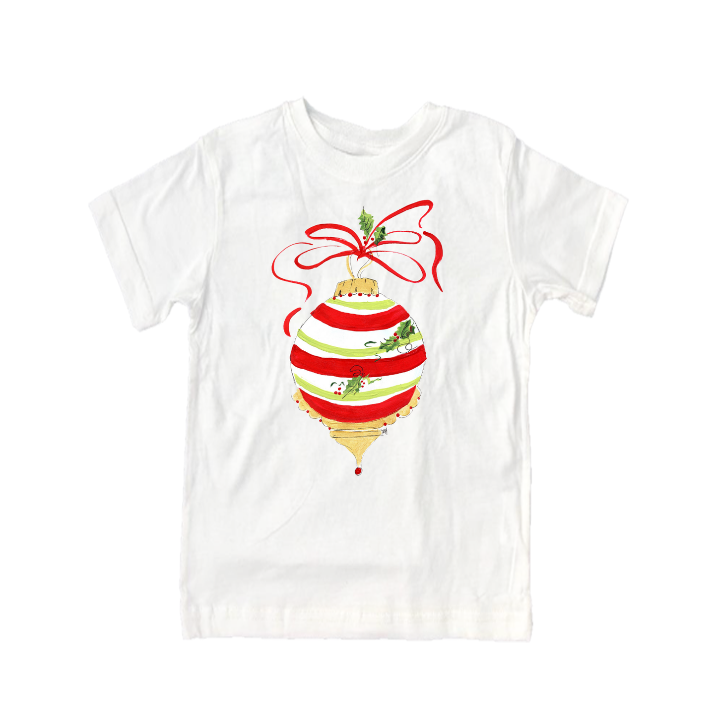 Child Shirt - 757 Gold Tip Holly Ornament