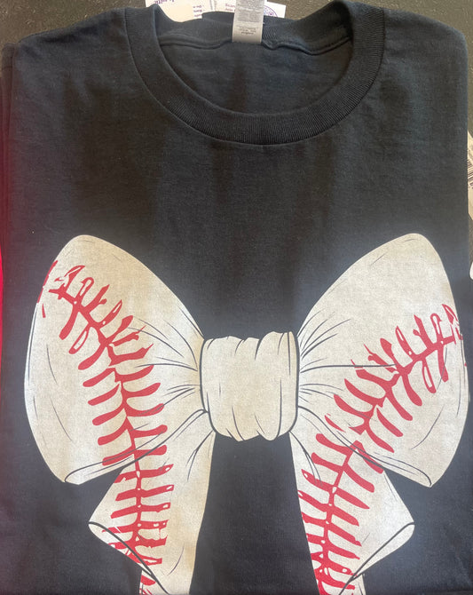 The B's Tees Shirts Baseball Ribbon