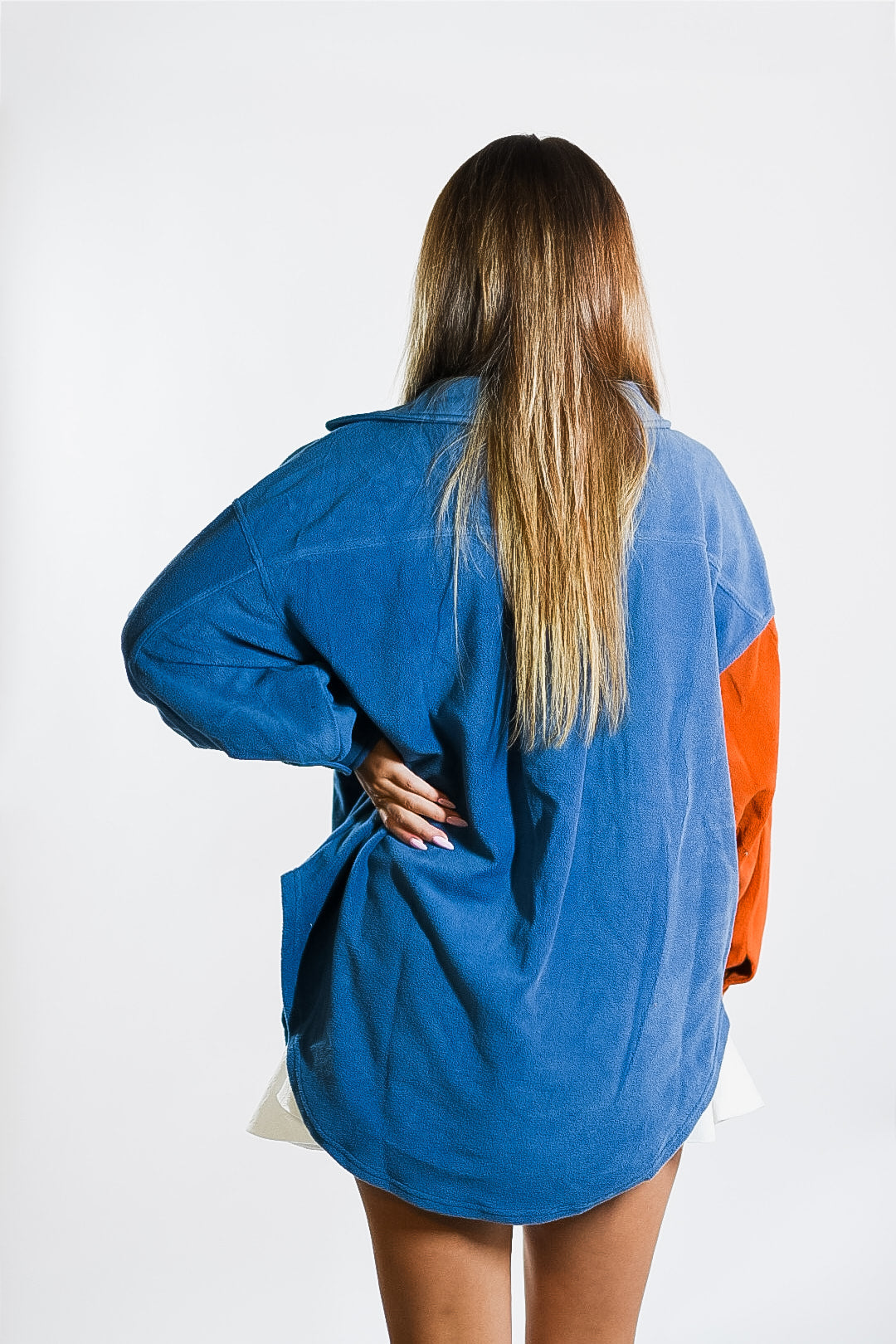 Split In Two Game Day Shacket