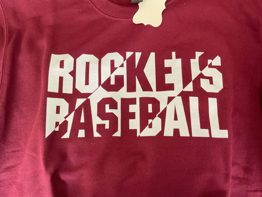 Cozy Momma Rockets baseball sweatshirt