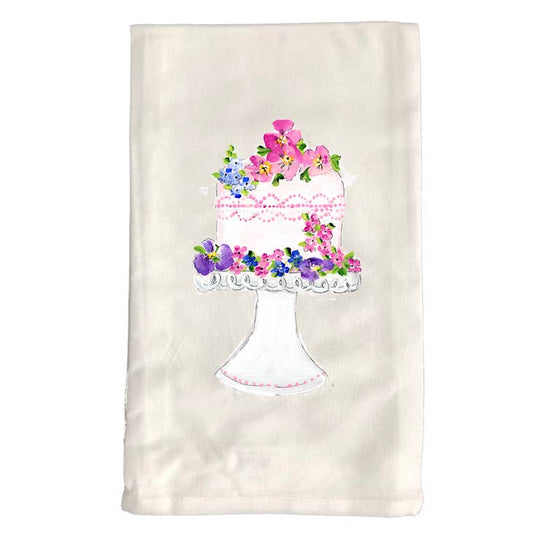 Kitchen Towel White - KT234W Wedding Cake