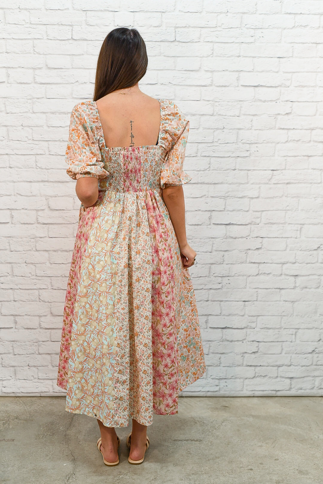 Meadowlight Floral Midi Dress