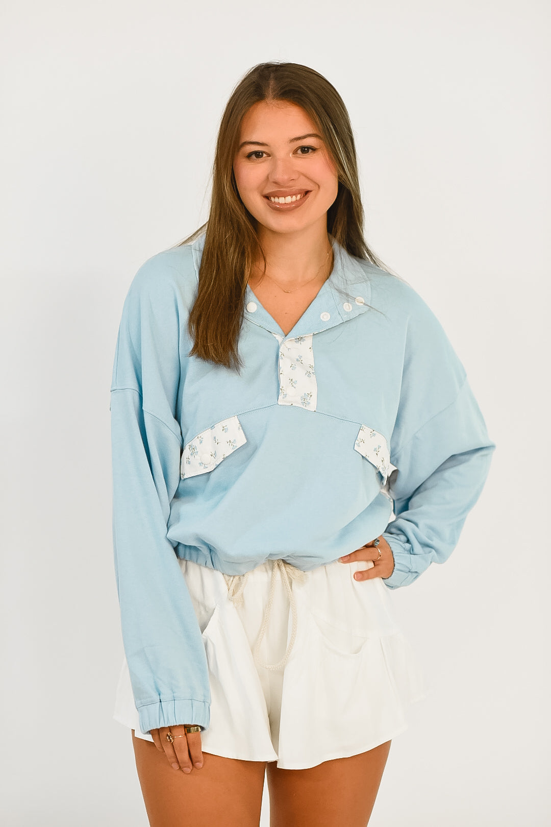 Floral Whispers Pullover