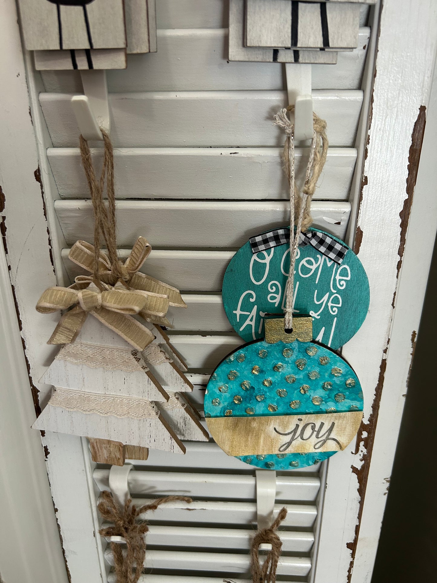 Well Rooted  handpainted Ornament