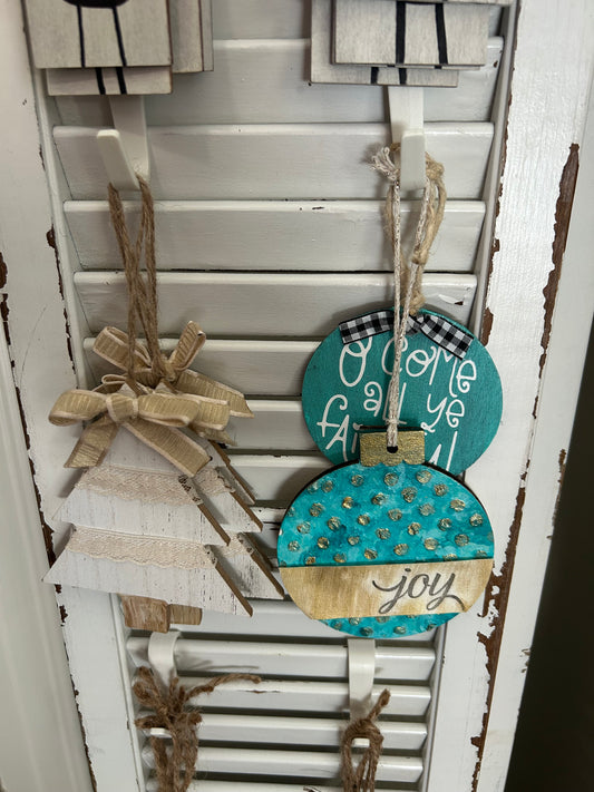 Well Rooted  handpainted Ornament