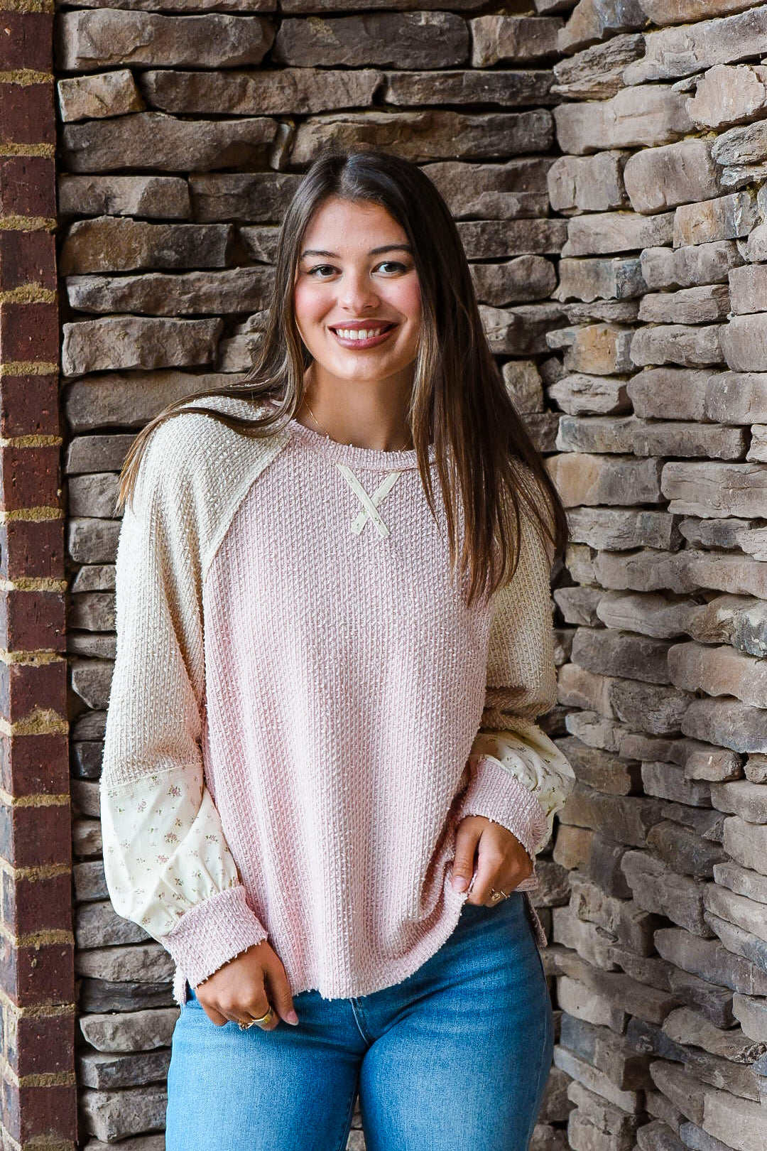 Sweet Meadow Patchwork Pullover