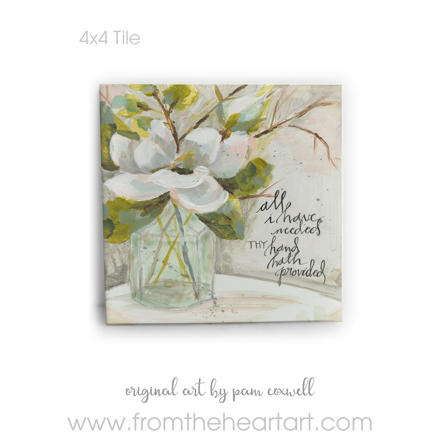 Bottle & Magnolia Bloom