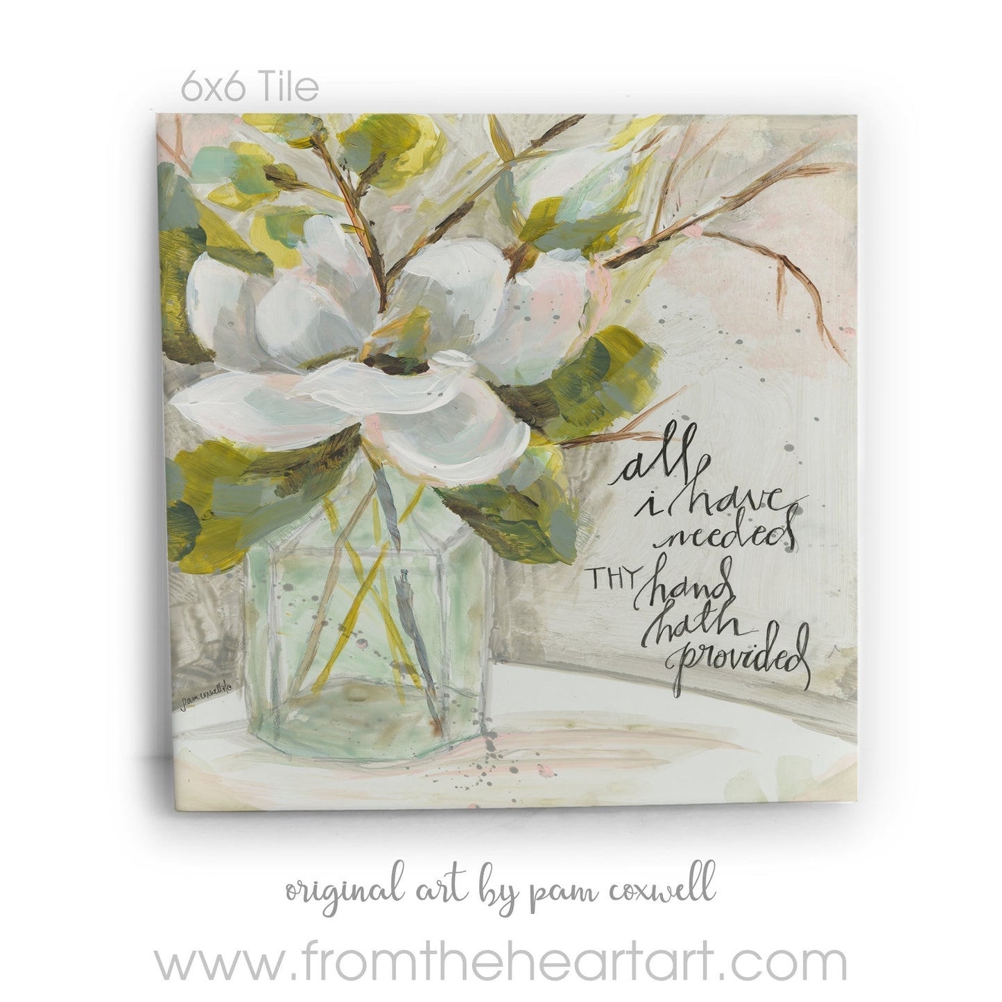 Bottle & Magnolia Bloom