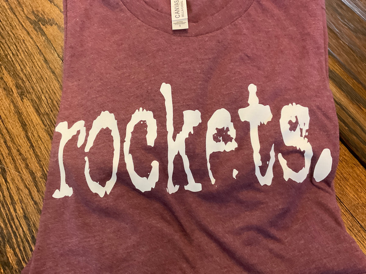 Cozy Momma Rockets typography youth tshirt