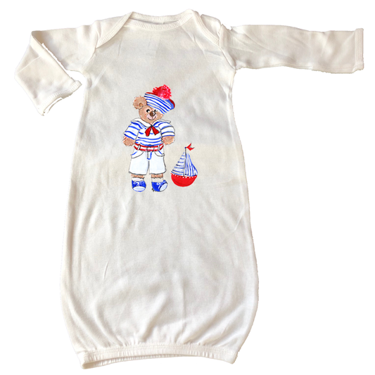 Infant Gown 530 Sailor Bear