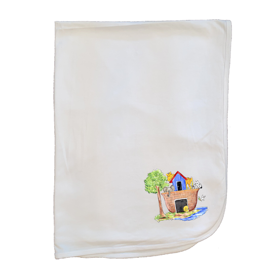 Cotton Baby Blanket 446 Noah's Ark