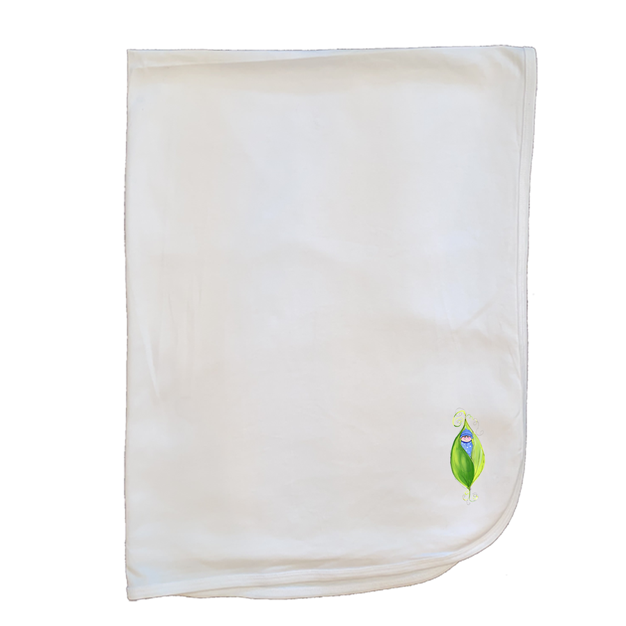 Cotton Baby Blanket 451 Pea in a Pod - Boy