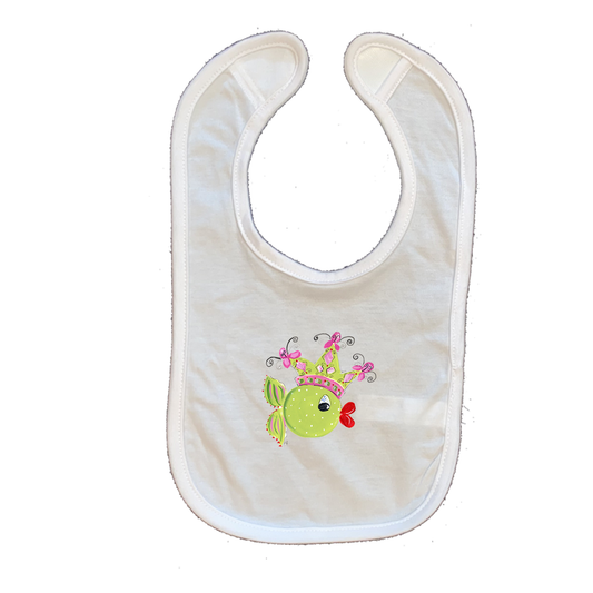 Cotton Infant Bib 443 Princess Fish