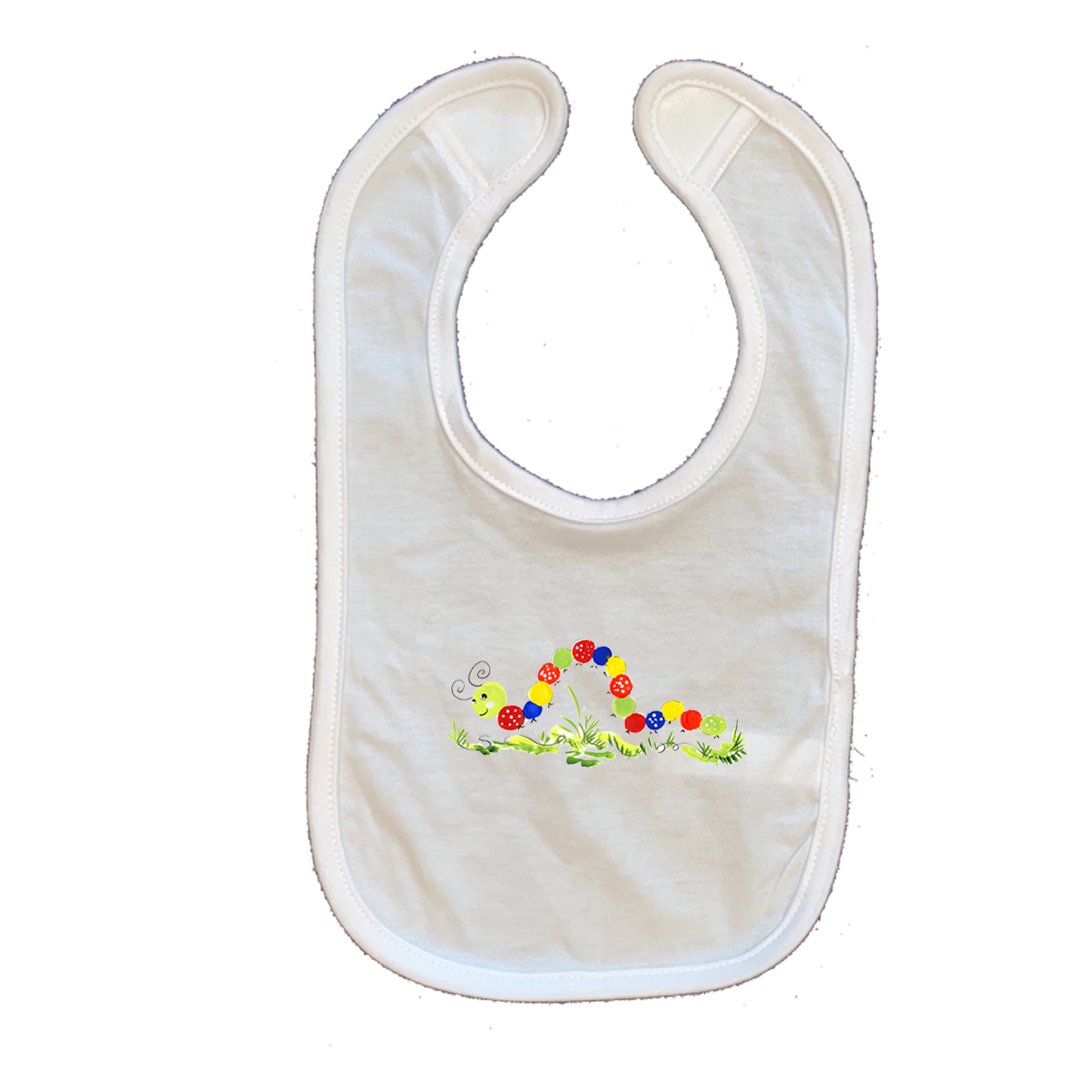 Cotton Infant Bib 661 Katie Caterpillar