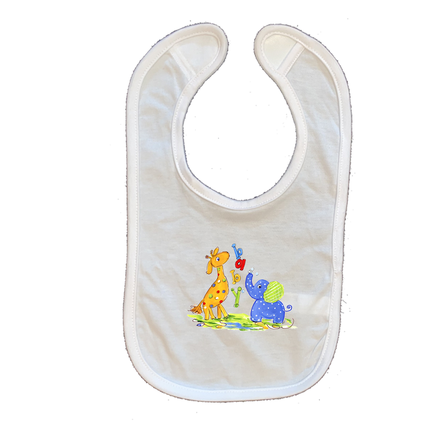 Cotton Infant Bib 771 Baby Animals