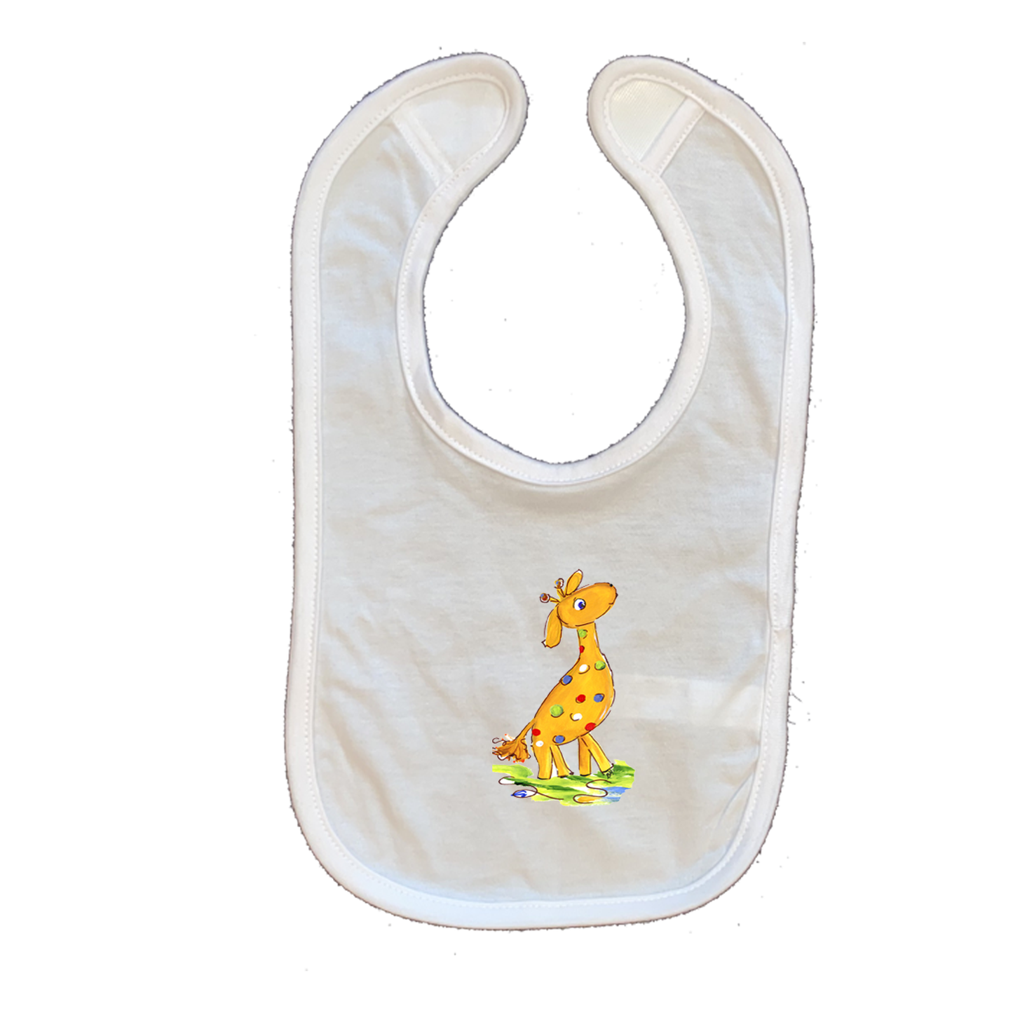 Cotton Infant Bib 778 Baby Giraffe