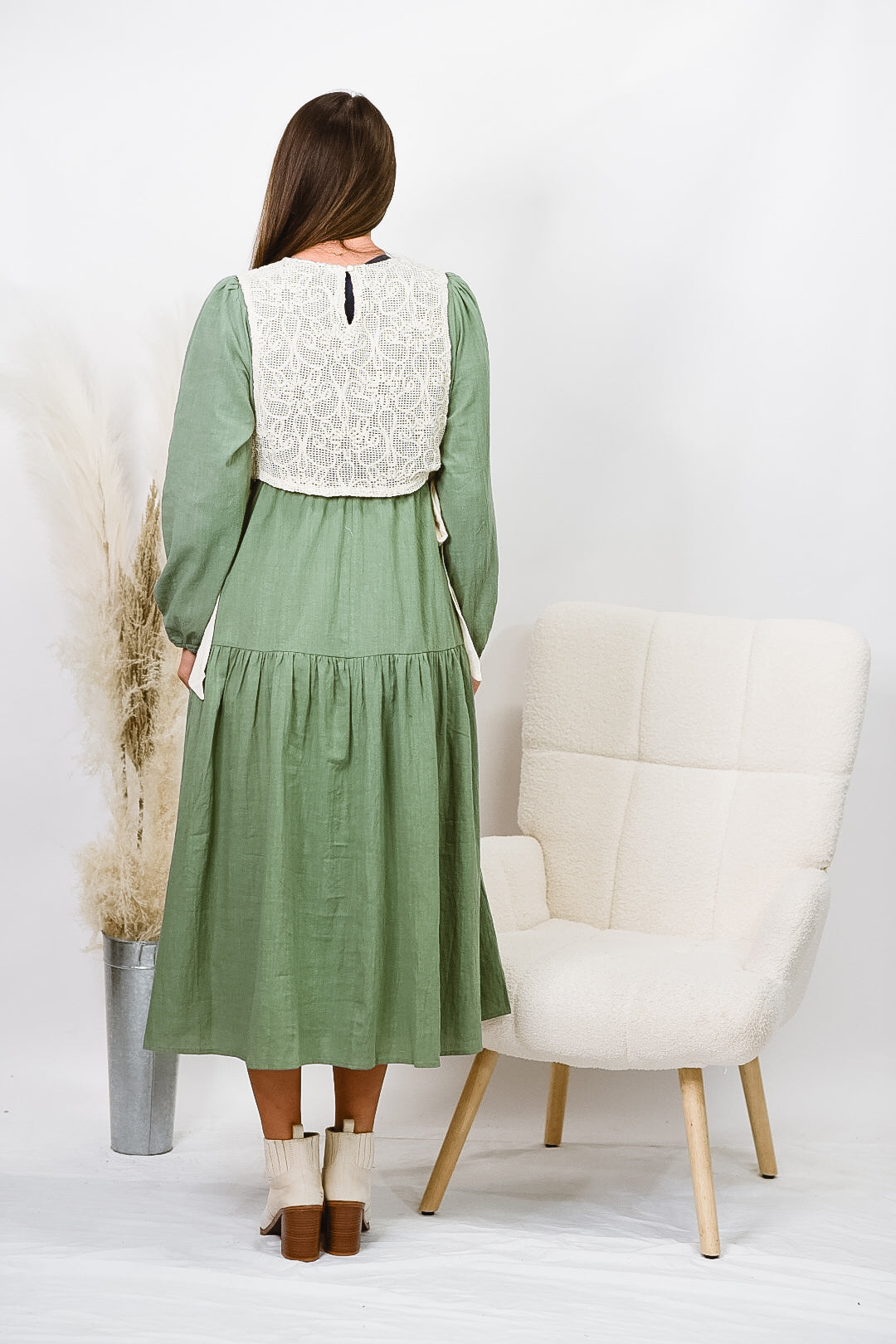 Harvest Lace Midi Dress