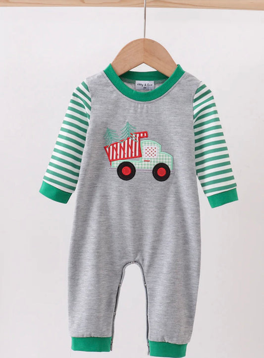 Boys Christmas Truck Jumper