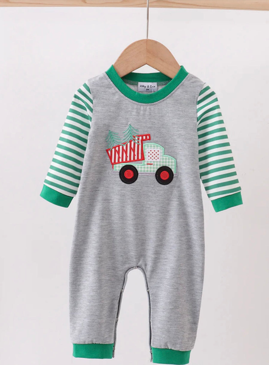 Boys Christmas Truck Jumper