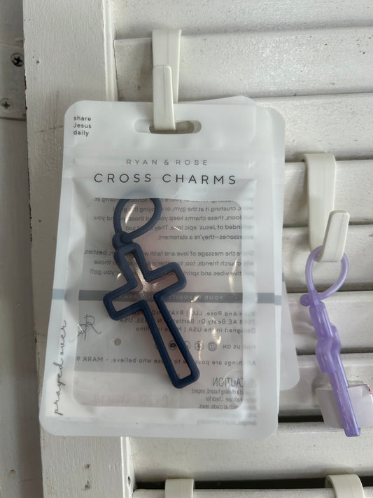 Well Rooted Ryan & Rose Cross Charm