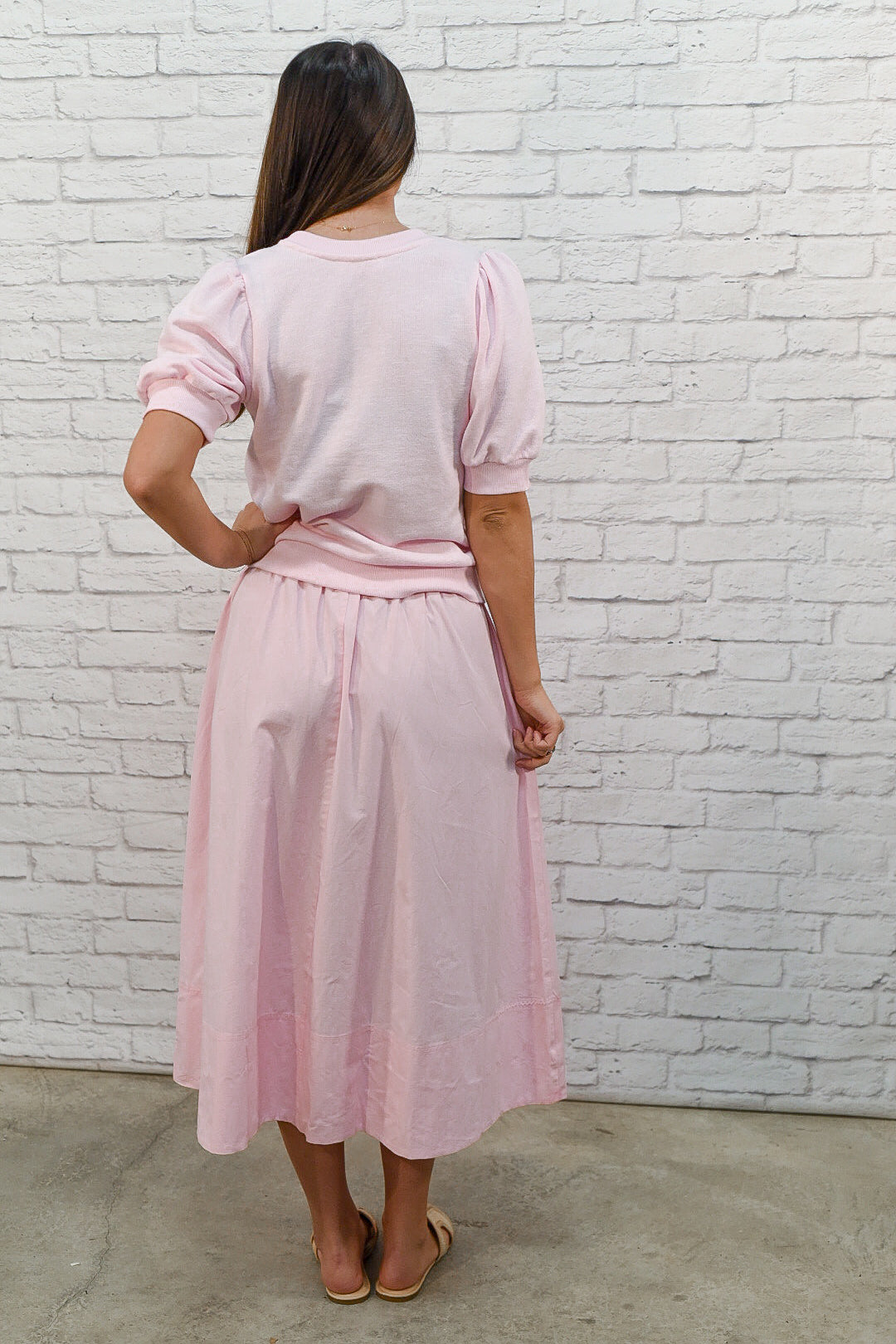 Soft Grace Pink Skirt Set