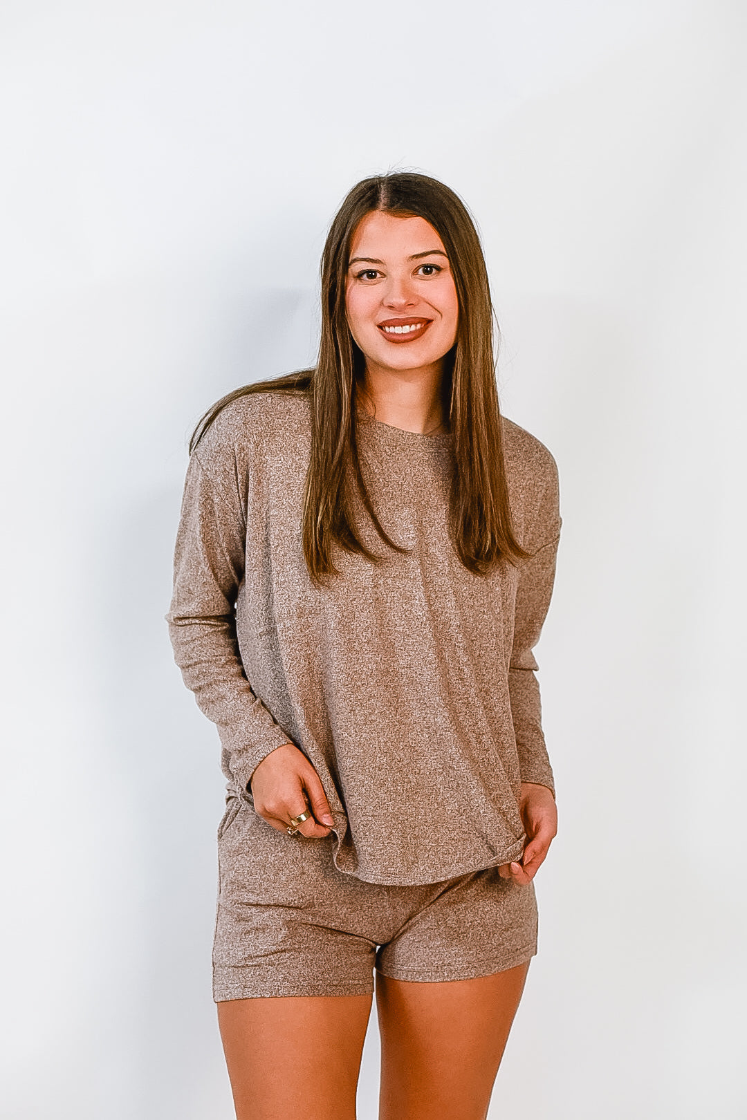 Cozy Luxe Lounge Set (Brown)