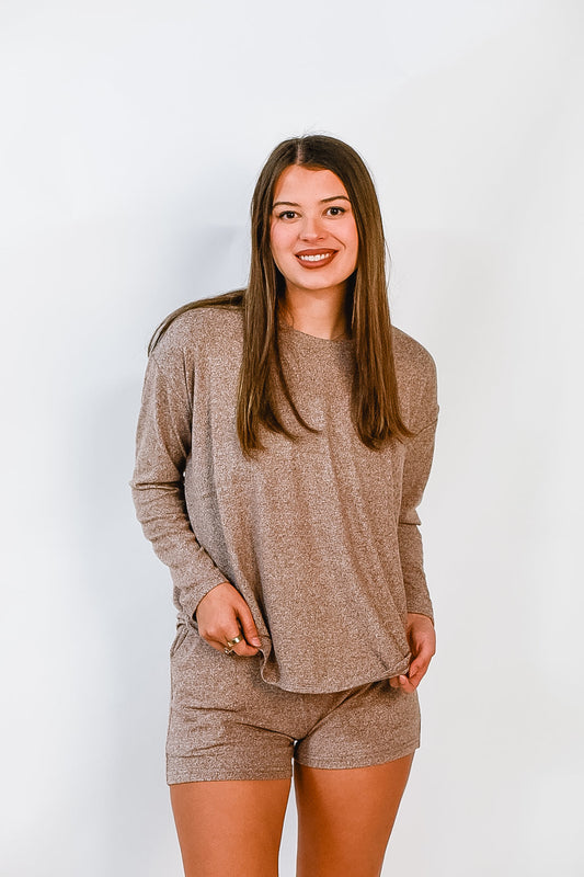 Cozy Luxe Lounge Set (Brown)