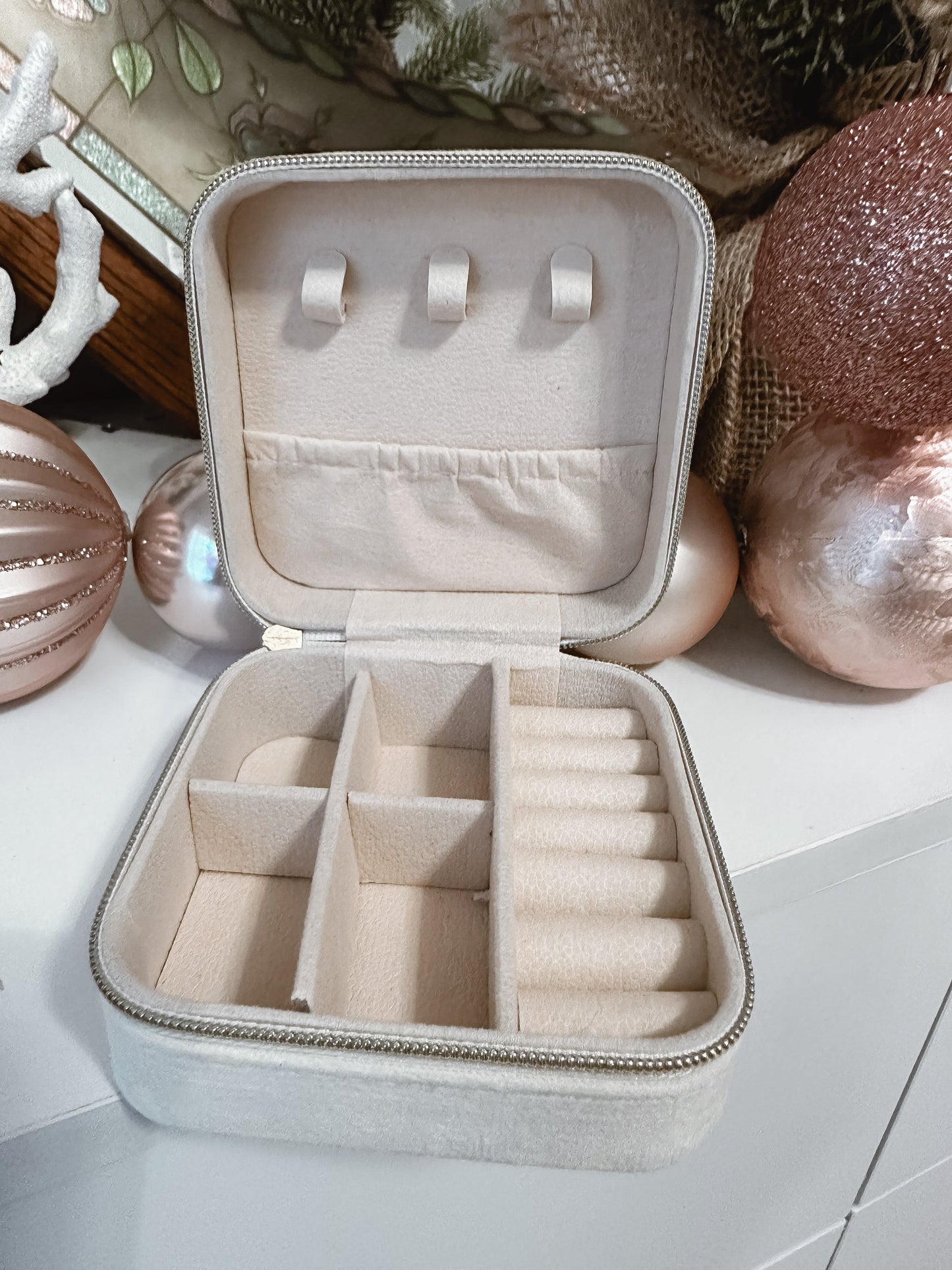 Velvet Keepsake Jewelry Box