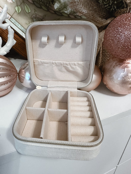 Velvet Keepsake Jewelry Box