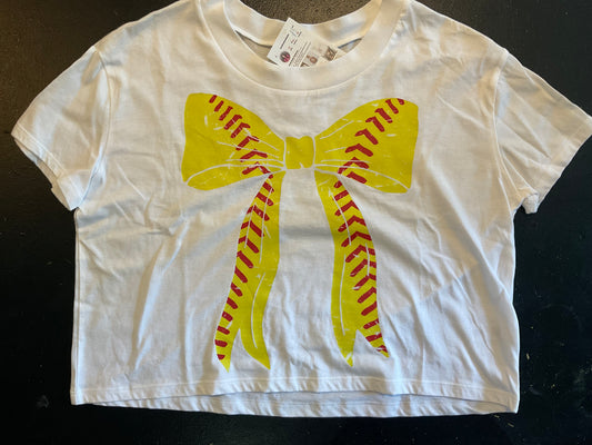 Softball Bow Tee