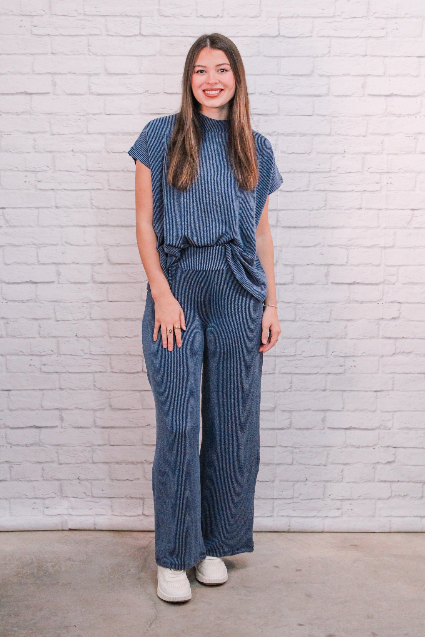 Midnight Ease Ribbed Set