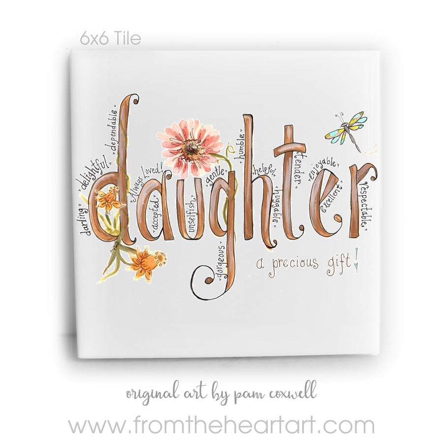 Daughter - Word Art