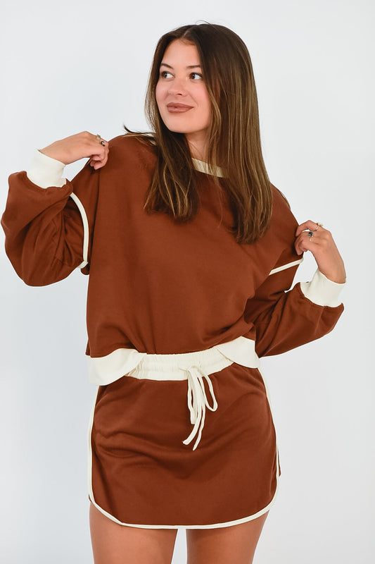 Mocha Contrast Lounge Set