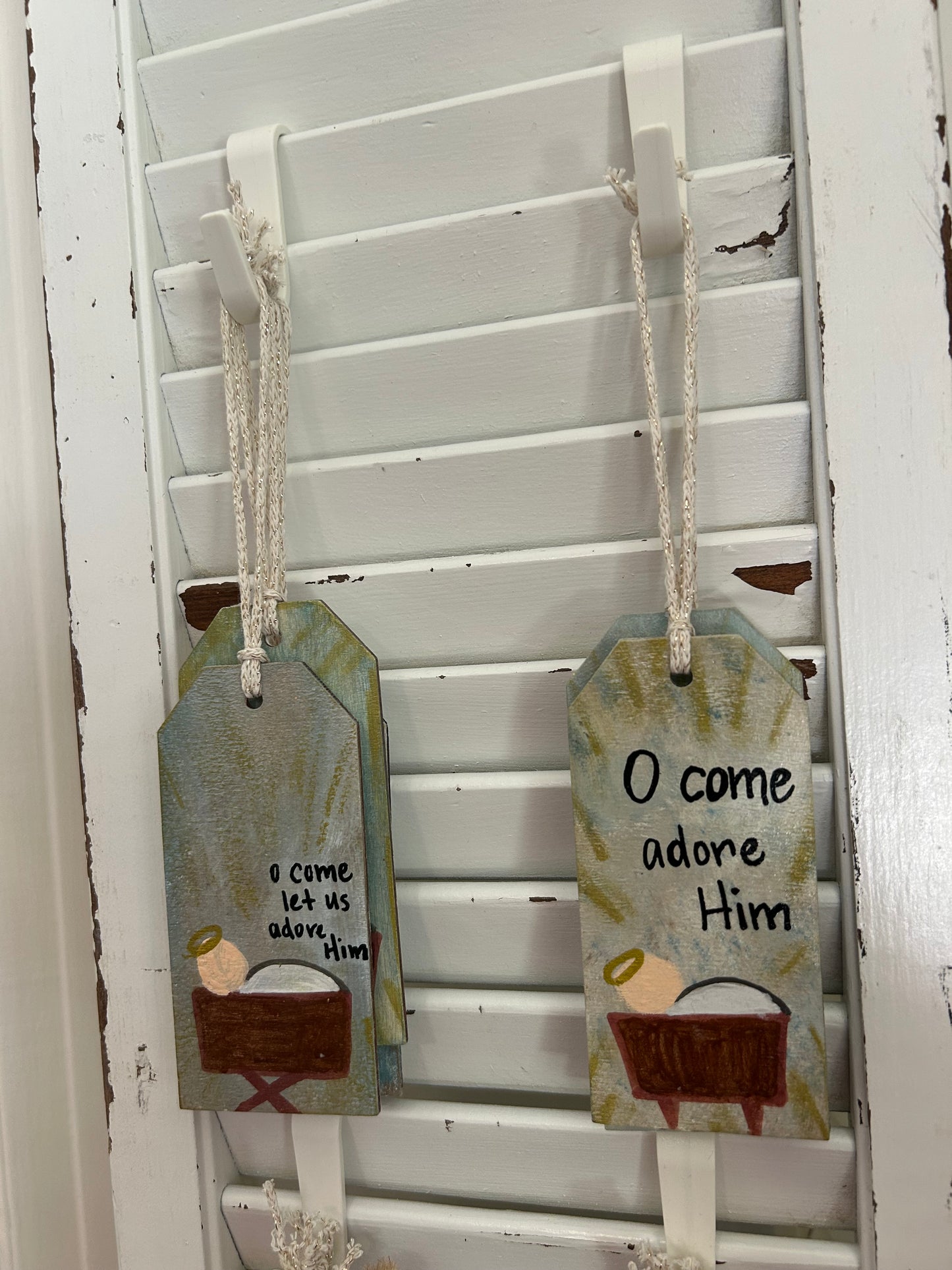 Well Rooted  handpainted Ornament