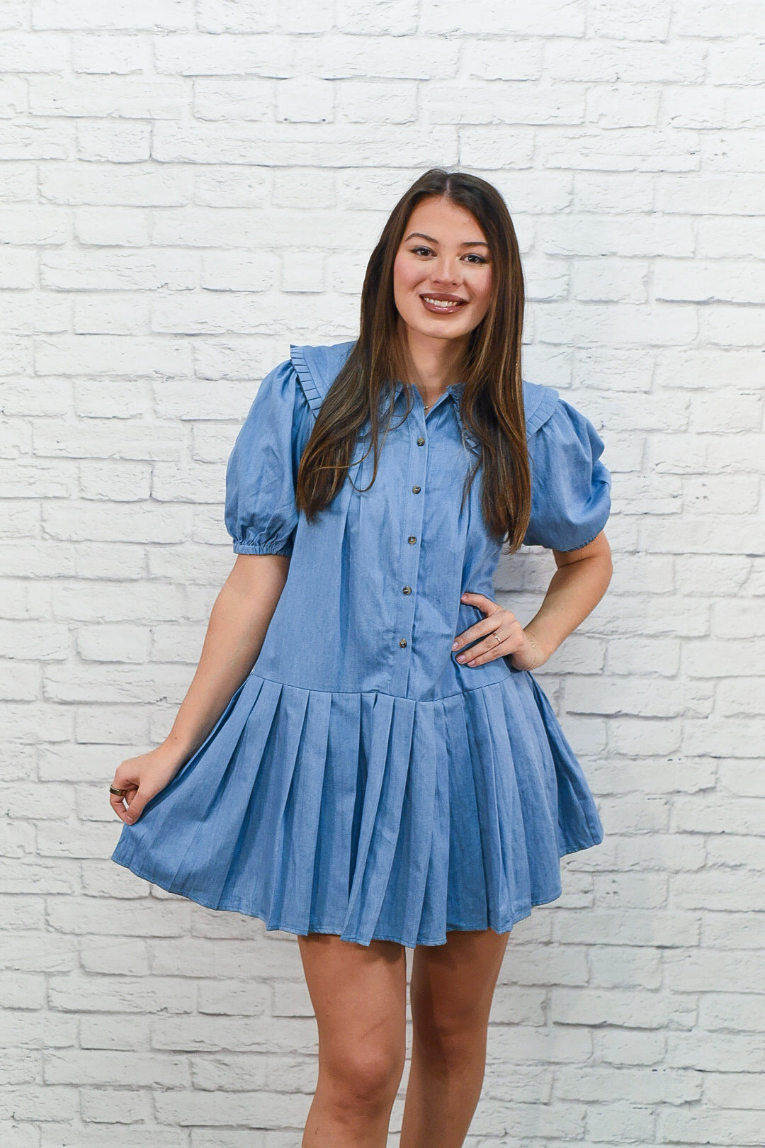 Sweet Carolina Denim Mini Dress