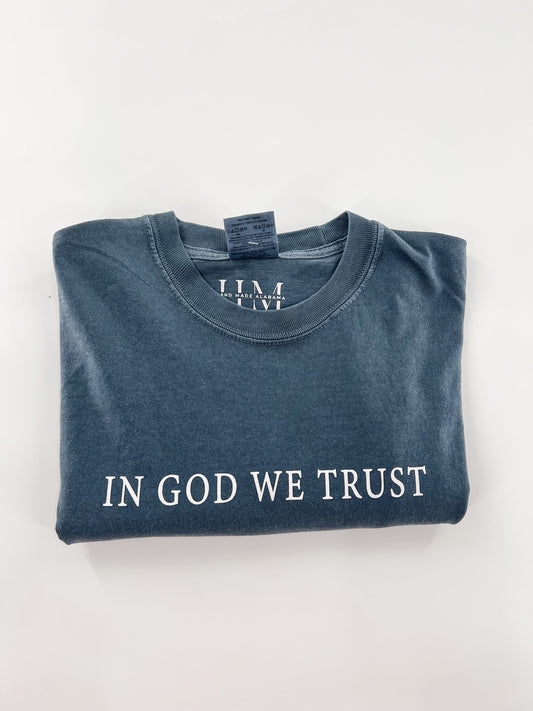 In God We Trust tee