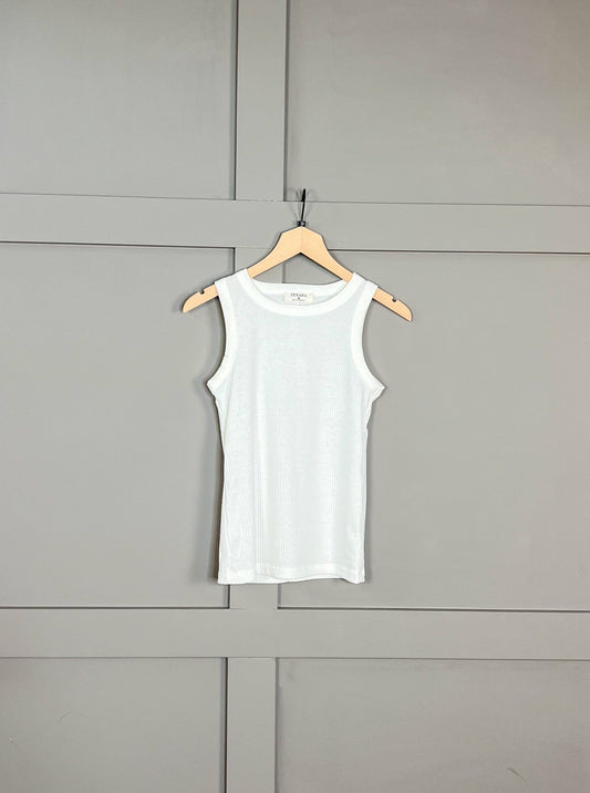 White Basics Tank