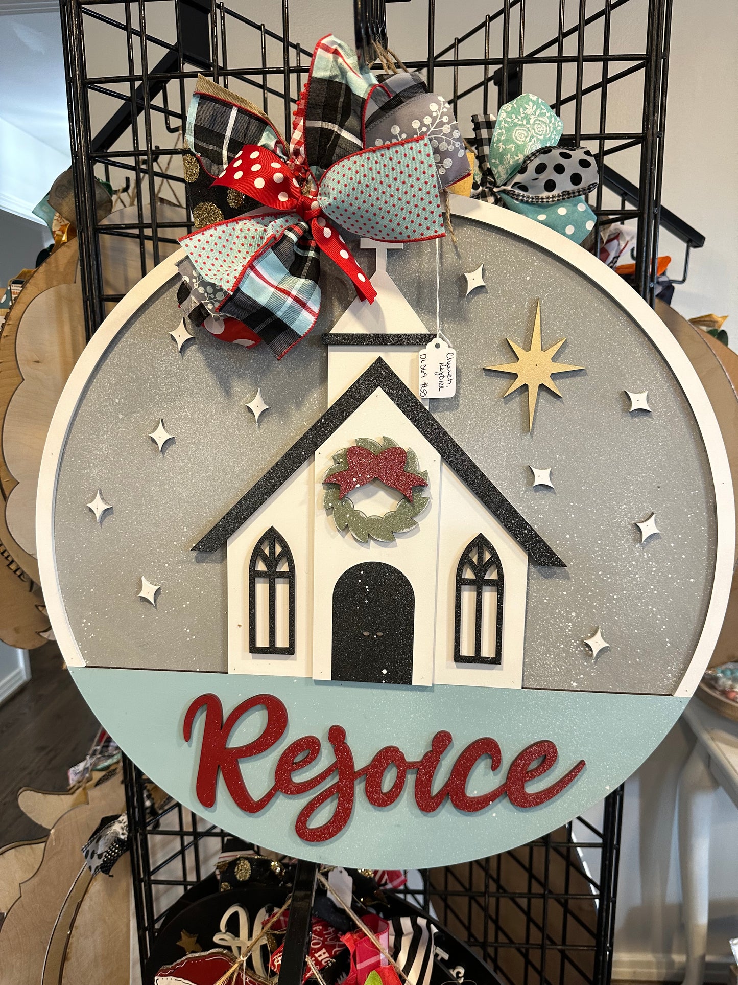 Lost & Found Door Signs Hand-painted Christmas