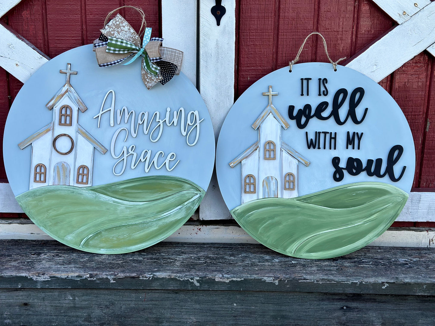 Lost & Found Door Signs Hand-painted, Easter