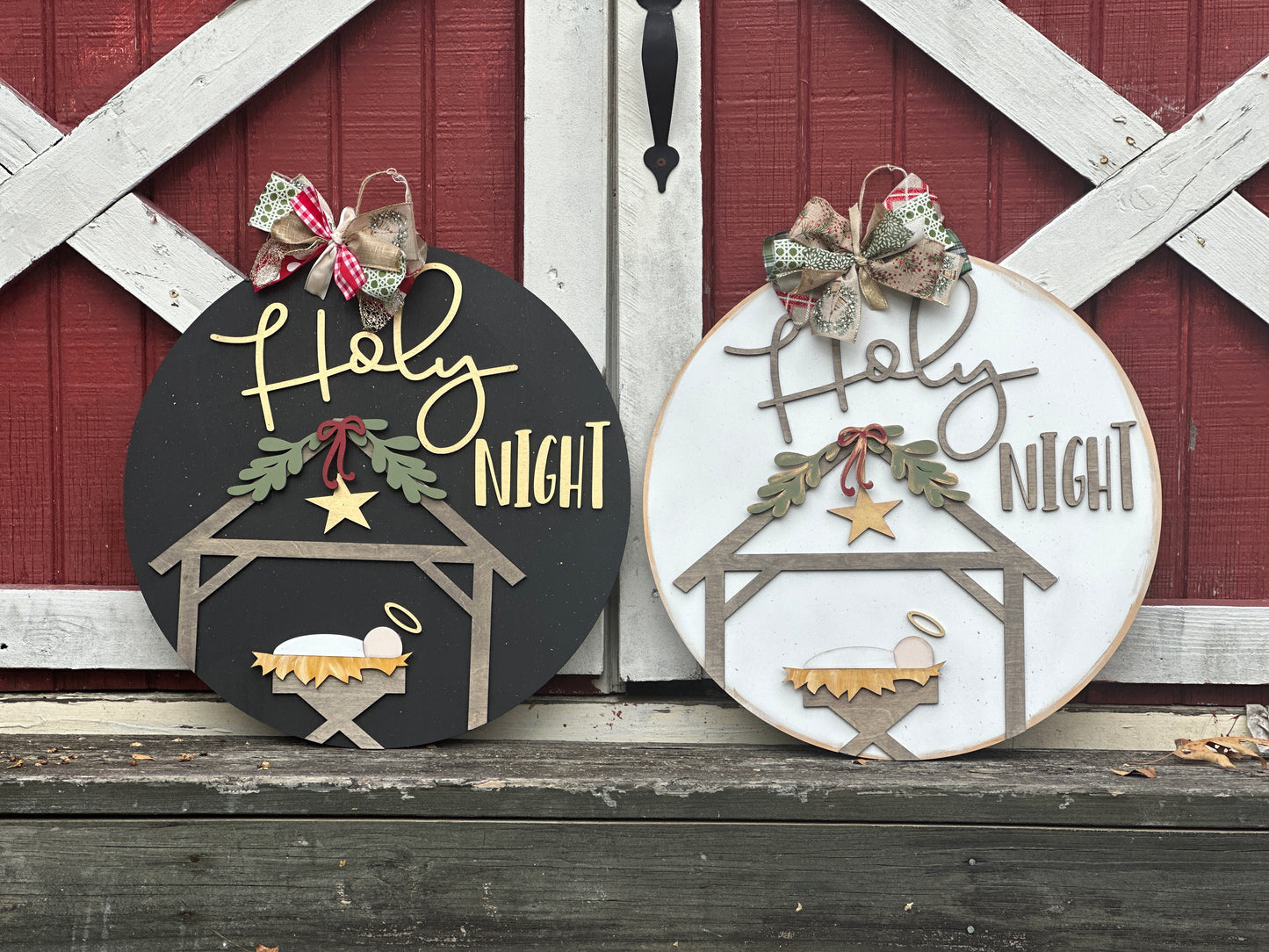 Lost & Found Door Signs Hand-painted Christmas