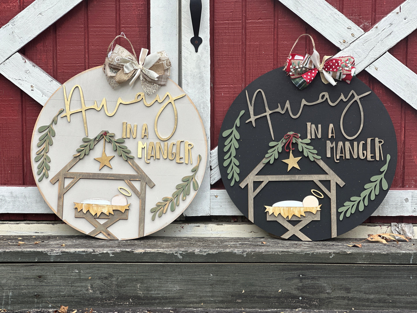 Lost & Found Door Signs Hand-painted Christmas