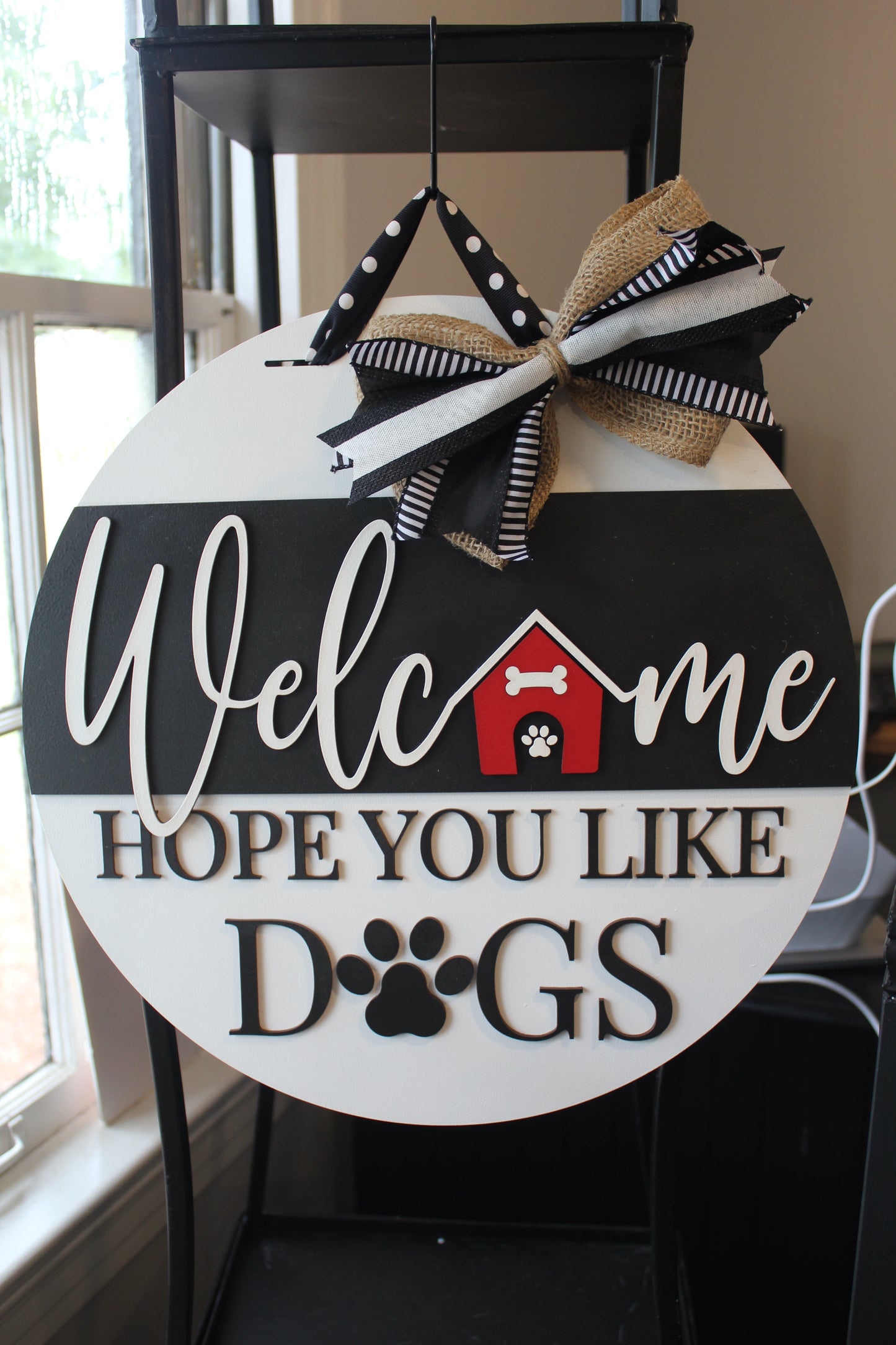 Inscribed Laser Door Hanger-16 Inch